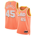 Unisex Donovan Mitchell Cleveland Cavaliers 2025/26 City Edition Swingman NBA Basketball Jersey - Orange - view 1