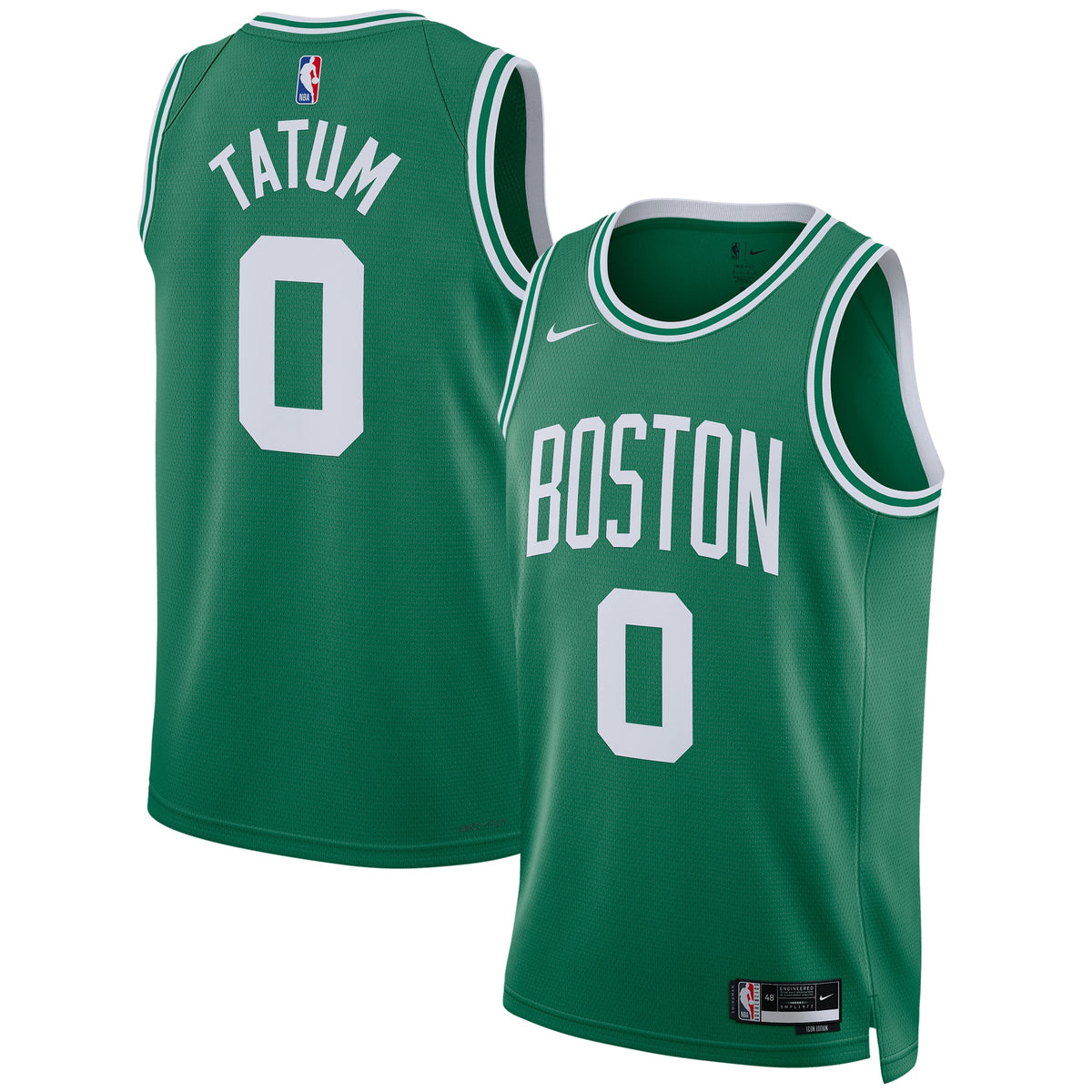 Unisex Jayson Tatum Boston Celtics Icon Edition Swingman NBA Basketball Jersey - Kelly Green - view 1