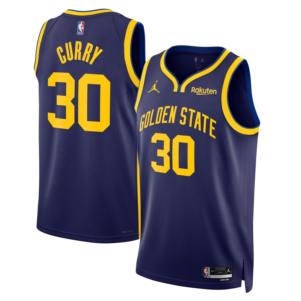 Men's Golden State Warriors NBA Statement Swingman Jersey - Stephen Curry - view 2