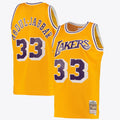 Men's Los Angeles Lakers Kareem Abdul-Jabbar Road Swingman NBA Basketball Jersey - Light Gold - view 1