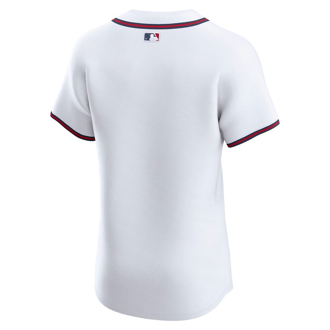 Men's Atlanta Braves White Home Elite MLB Baseball Jersey - view 6