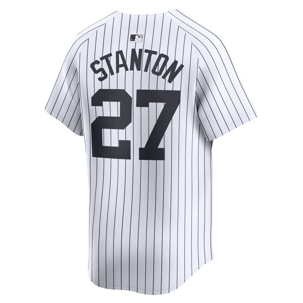 Men's New York Yankees Giancarlo Stanton White Home Limited MLB Baseball Jersey - view 3
