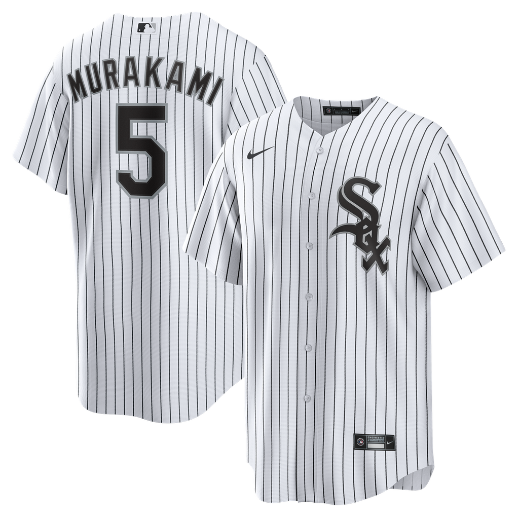 Men's Chicago White Sox Munetaka Murakami White Home Replica MLB Baseball Jersey - view 1