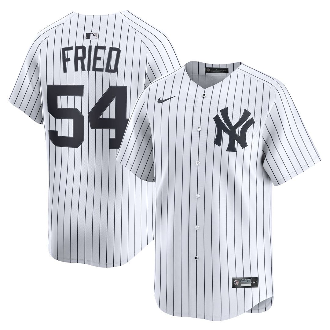 Men's New York Yankees Max Fried Gray Road Limited MLB Baseball Jersey - view 7