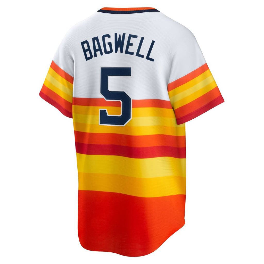 Men's Houston Astros Jeff Bagwell White Home Cooperstown Collection MLB Baseball Jersey - view 3