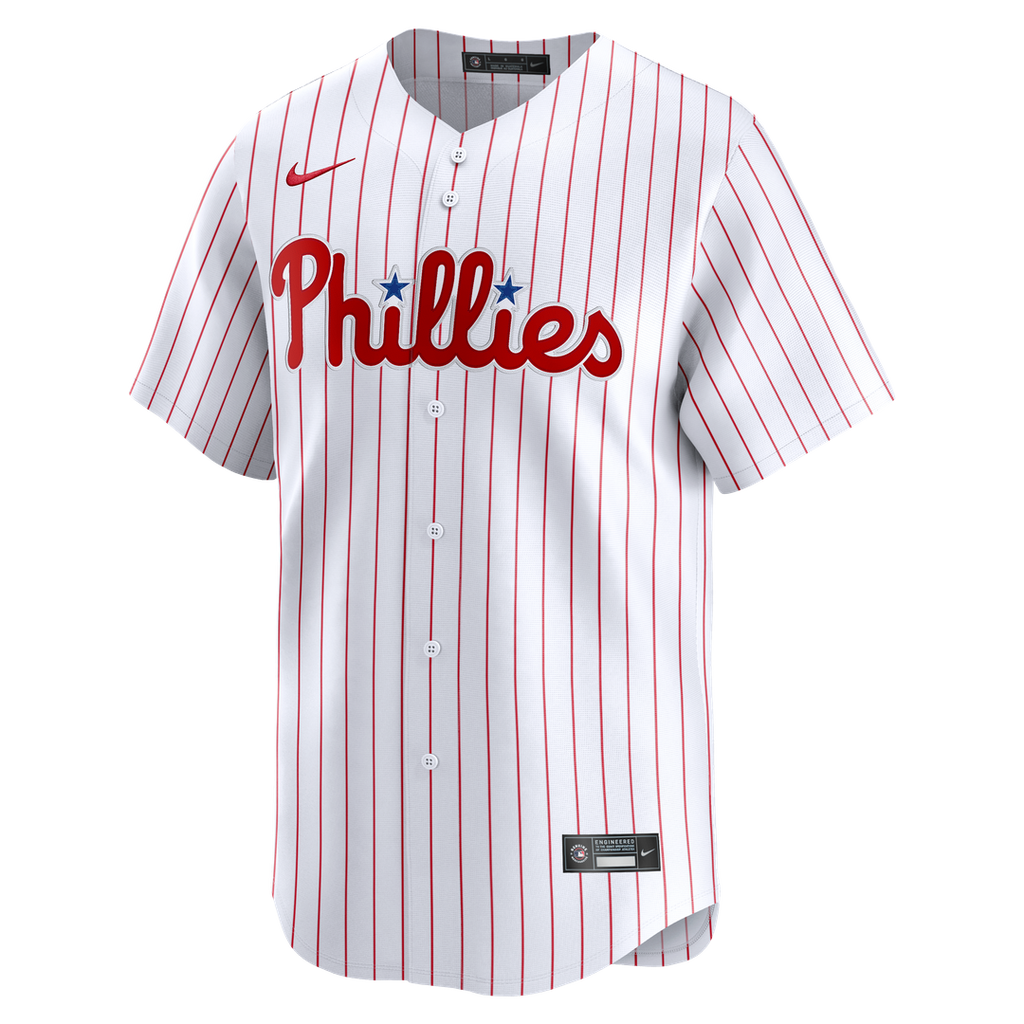 Men's Philadelphia Phillies White Home Limited MLB Baseball Jersey - view 5
