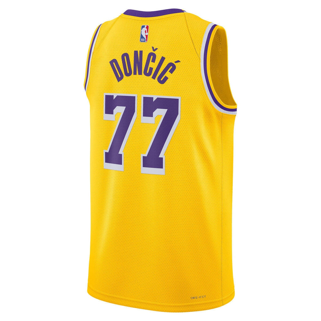 Unisex Los Angeles Lakers Icon Swingman NBA Basketball Jersey - Luka Doncic - view 4