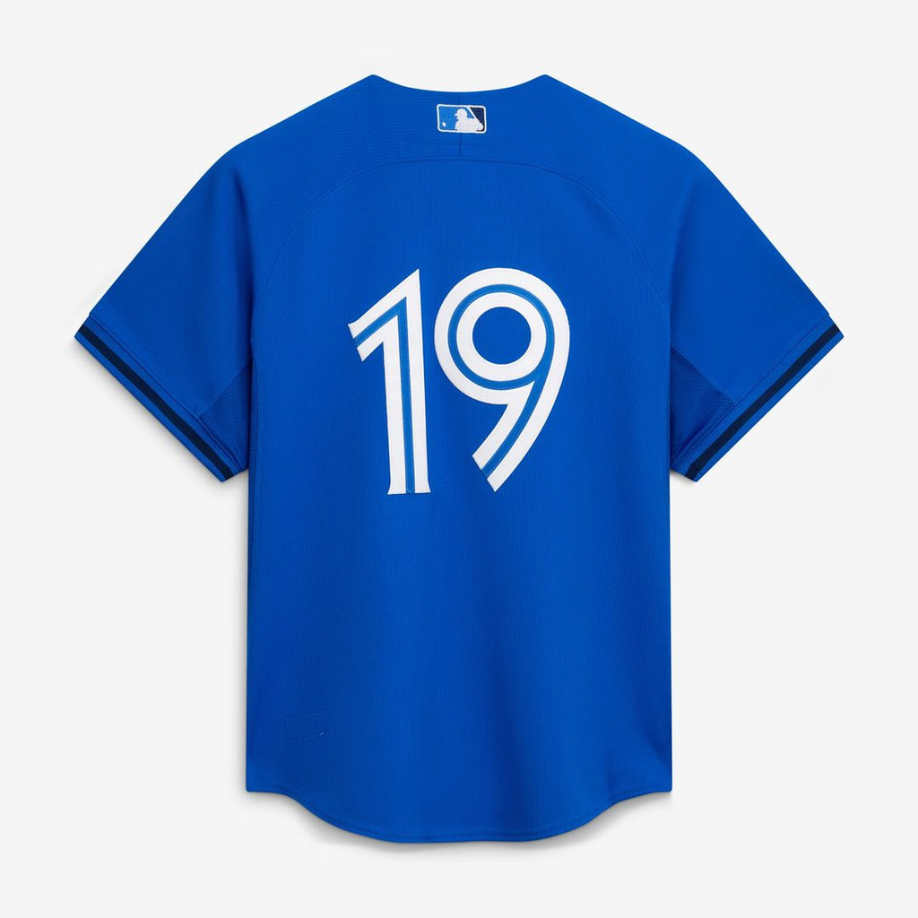 Men's Toronto Blue Jays Jose Bautista Royal Batting Practice MLB Baseball Jersey - view 3