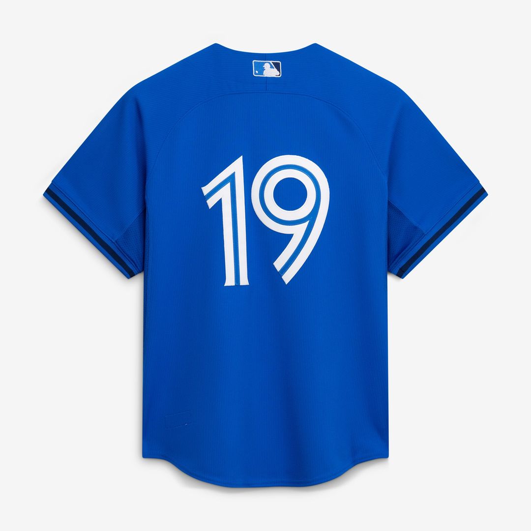 Men's Toronto Blue Jays Jose Bautista Royal Batting Practice MLB Baseball Jersey - view 3