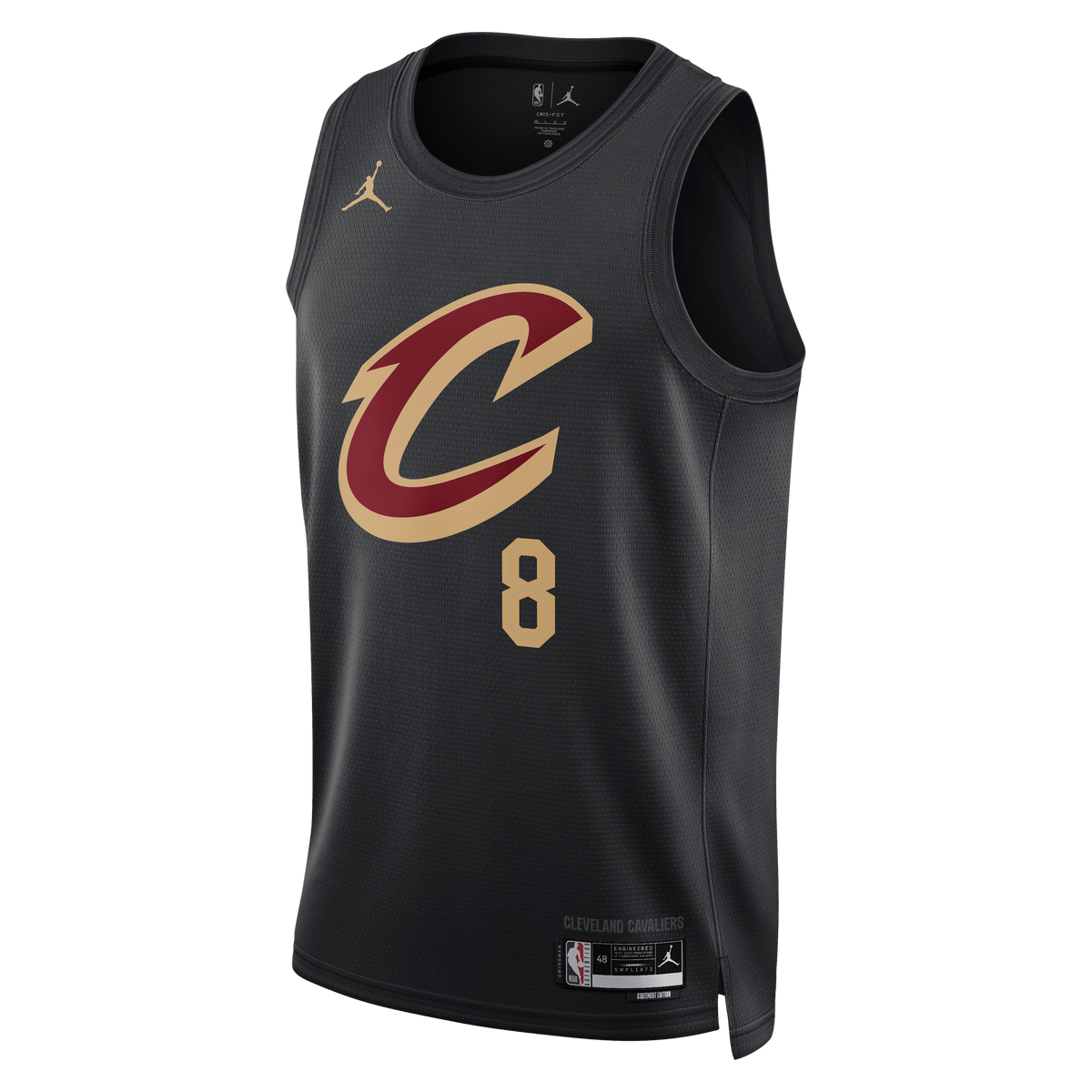 Unisex Dennis Schröder Cleveland Cavaliers Statement Edition Swingman NBA Basketball Jersey - Black - view 3