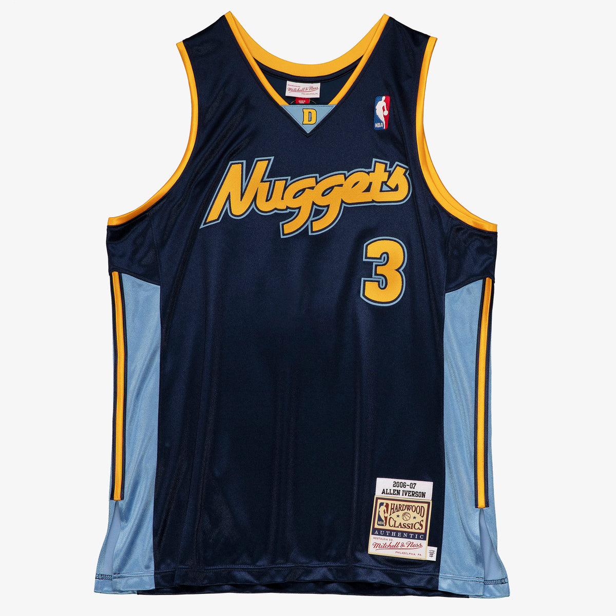Men's Denver Nuggets NBA Basketball Jersey Allen Iverson 2006-07 - view 2