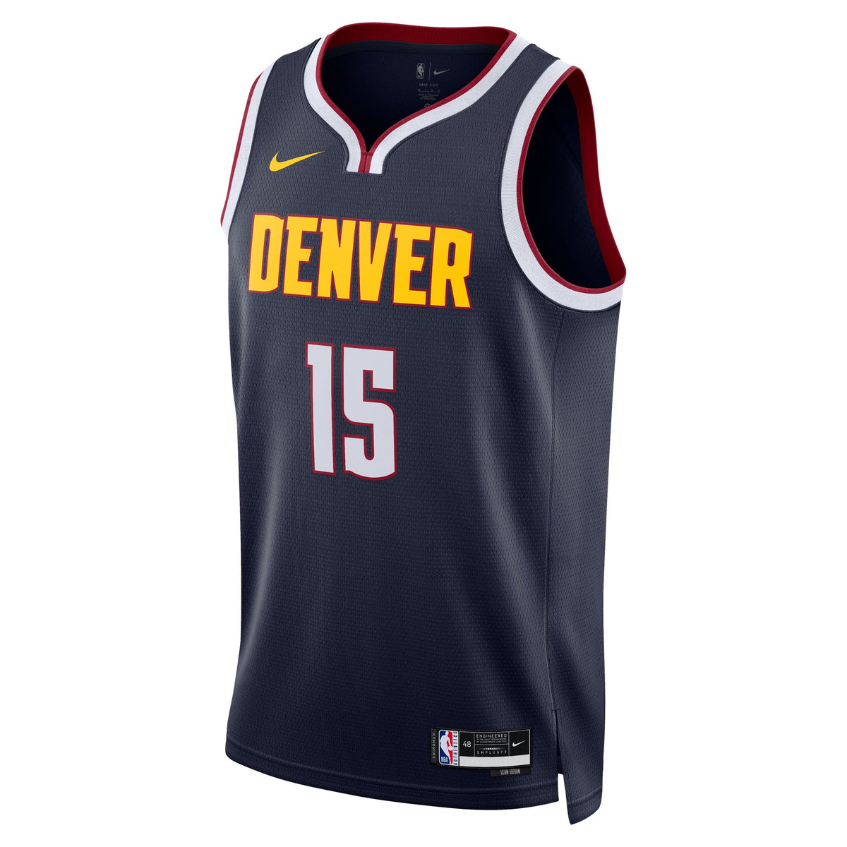Unisex Denver Nuggets Icon Edition Swingman NBA Basketball Jersey - Nikola Jokic - view 3