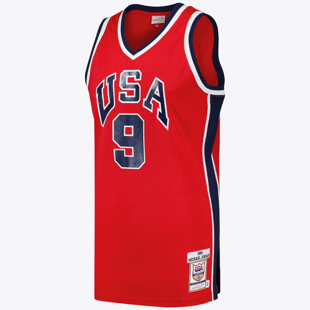 Men's USA Michael Jordan Team USA 1984 Basketball Jersey - view 3