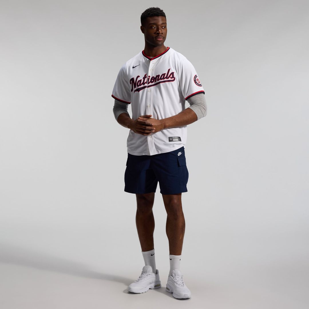 Men's Washington Nationals White Home Limited MLB Baseball Jersey - view 7