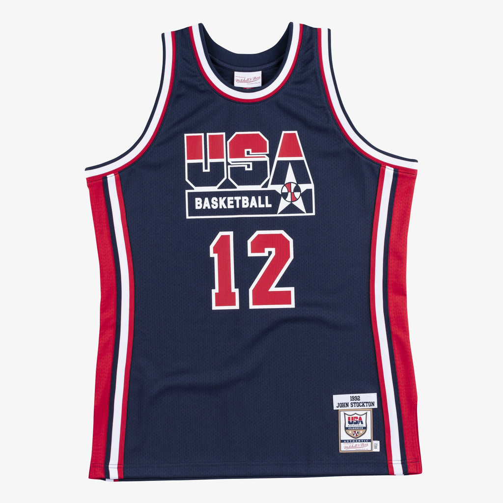 Men's USA Basketball Basketball Jersey John Stockton 1992 - view 2