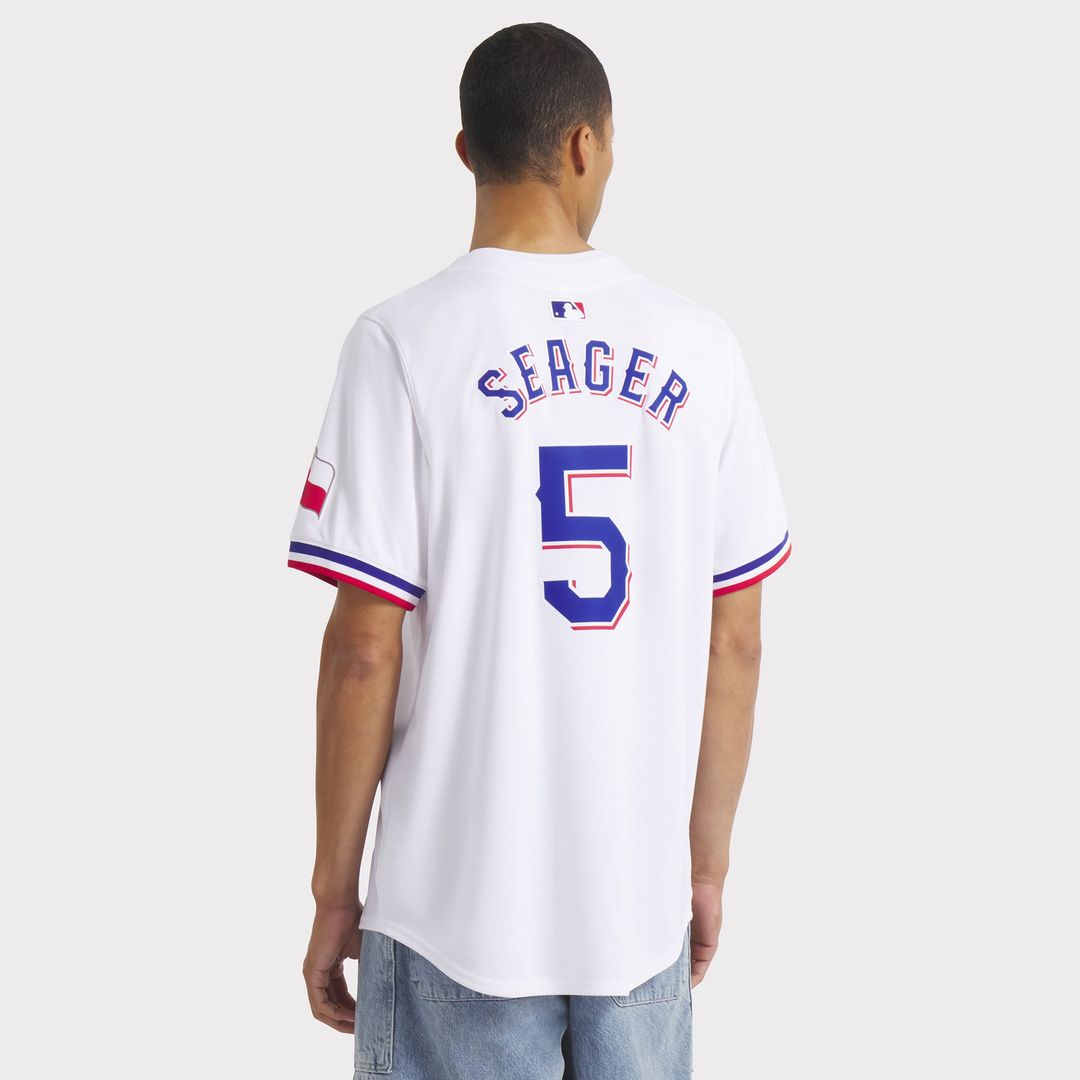 Men's Texas Rangers Corey Seager White Home Limited MLB Baseball Jersey - view 6
