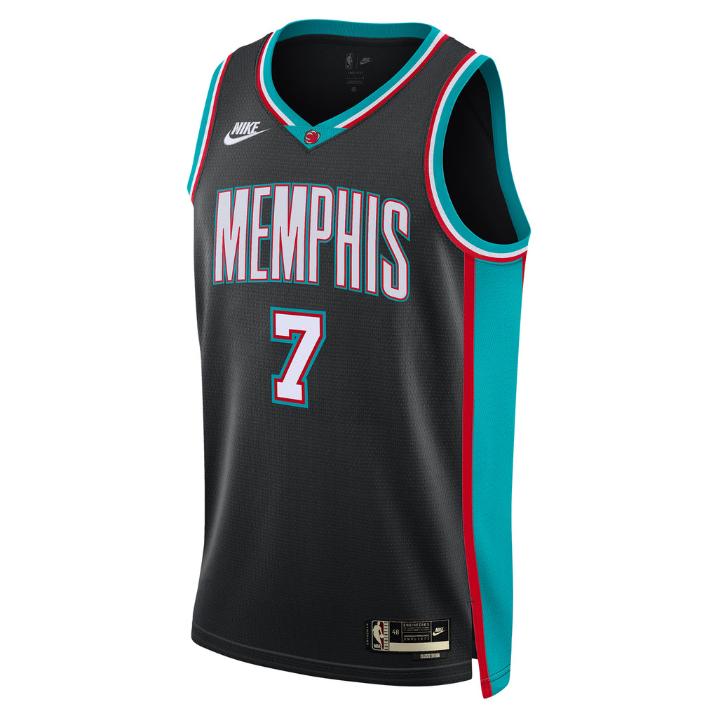Unisex Santi Aldama Memphis Grizzlies Classic Edition NBA Basketball Jersey - Black - view 3
