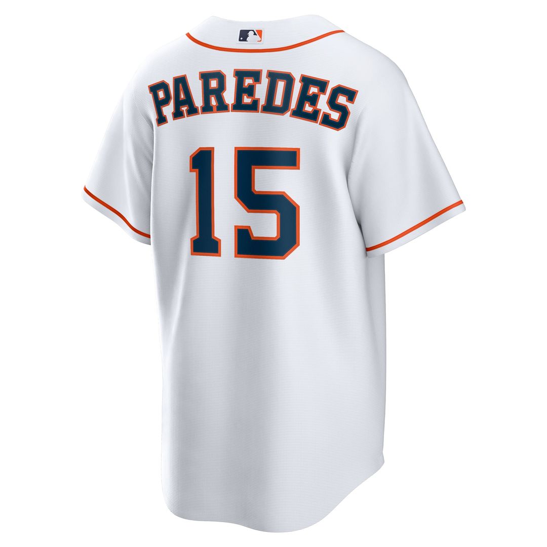 Men's Houston Astros Isaac Paredes White Home Replica MLB Baseball Jersey - view 3