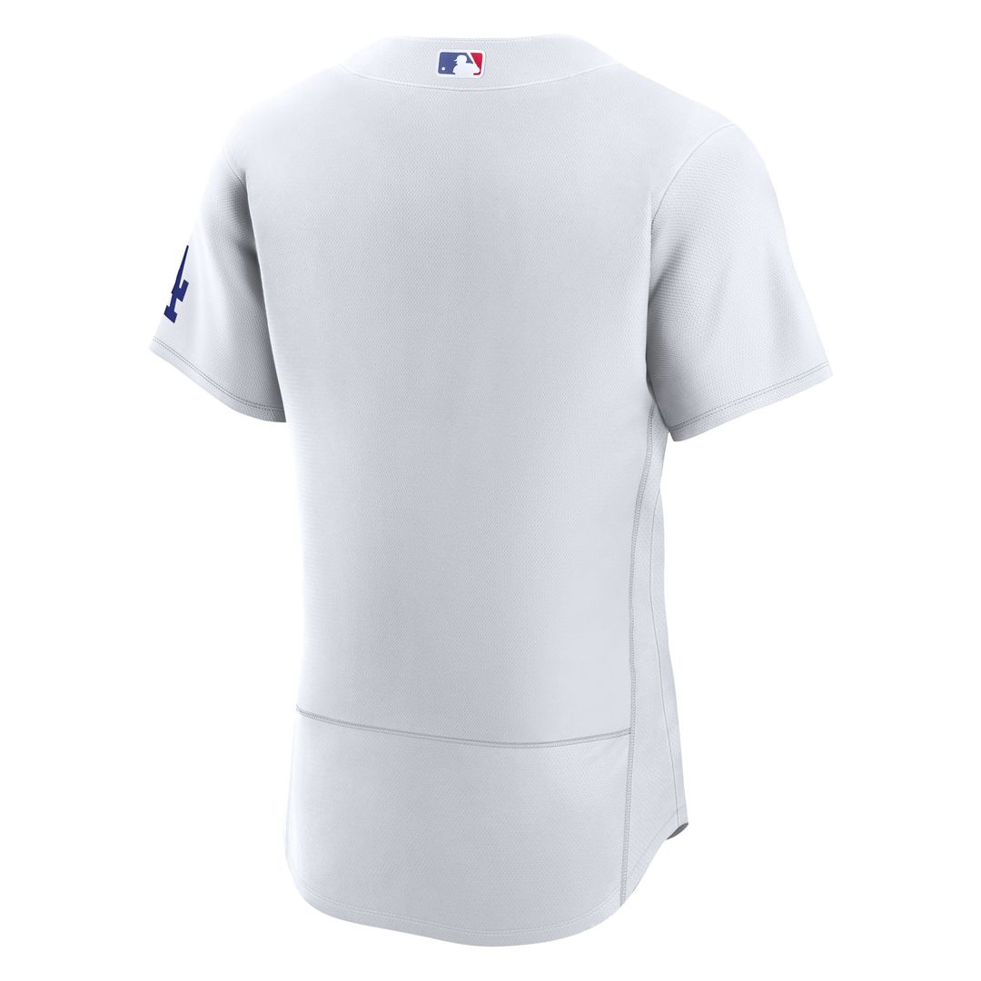 Men's Los Angeles Dodgers White Home MLB Baseball Jersey - view 3