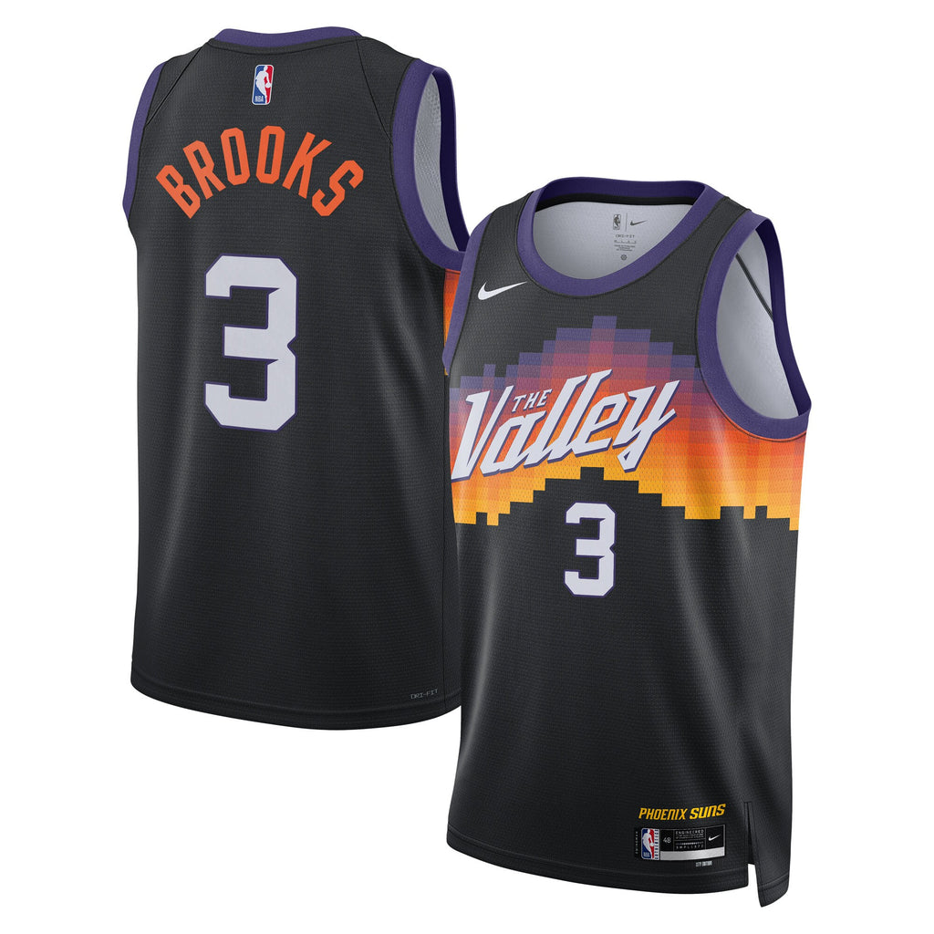 Unisex Dillon Brooks Phoenix Suns 2025/26 City Edition Swingman NBA Basketball Jersey - Black - view 2