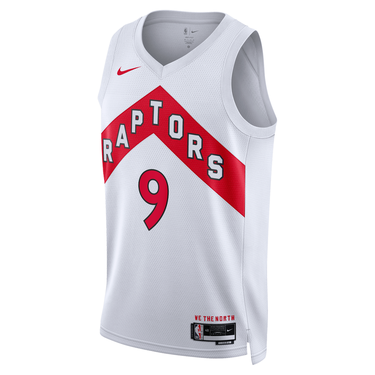 Unisex RJ Barrett Toronto Raptors Association Edition Swingman NBA Basketball Jersey - White - view 3