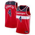 Unisex AJ Dybantsa Washington Wizards Icon Swingman NBA Basketball Jersey - Red - view 1