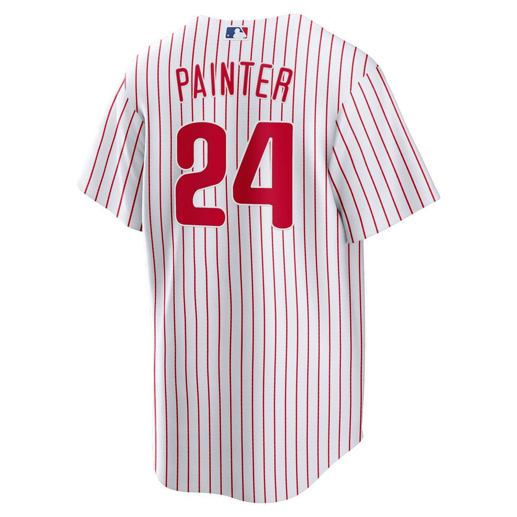 Men's Philadelphia Phillies Andrew Painter White Home Replica MLB Baseball Jersey - view 3