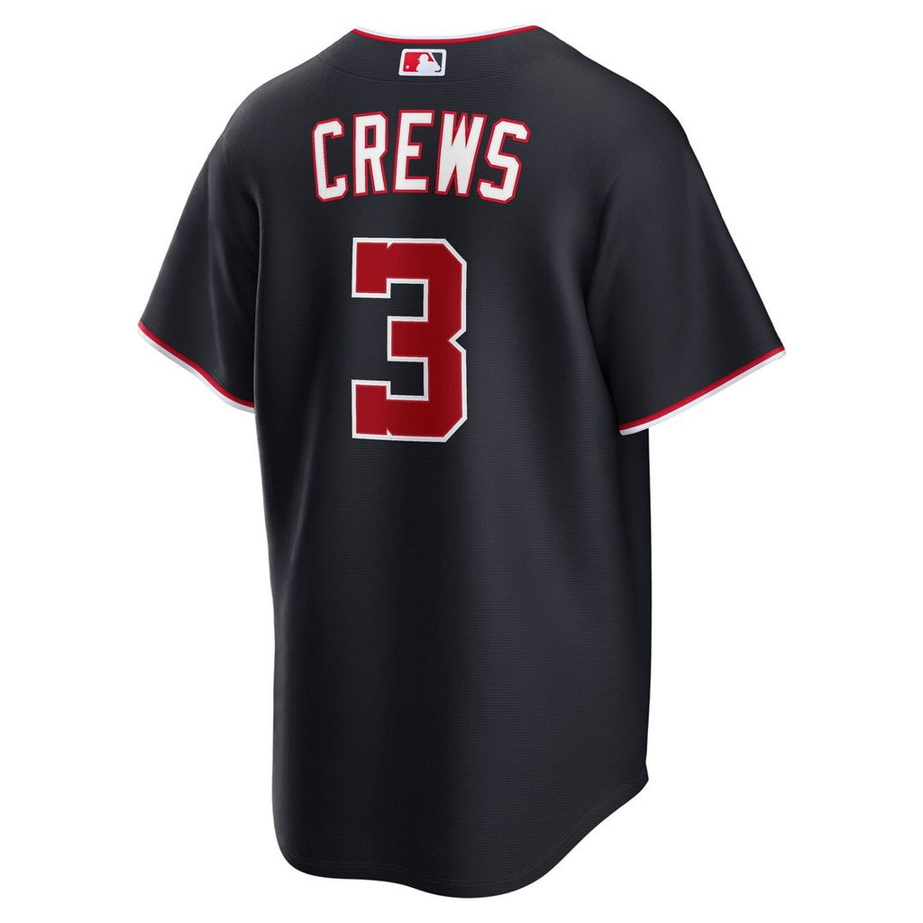 Men's Washington Nationals Dylan Crews Navy Alternate Replica MLB Baseball Jersey - view 3