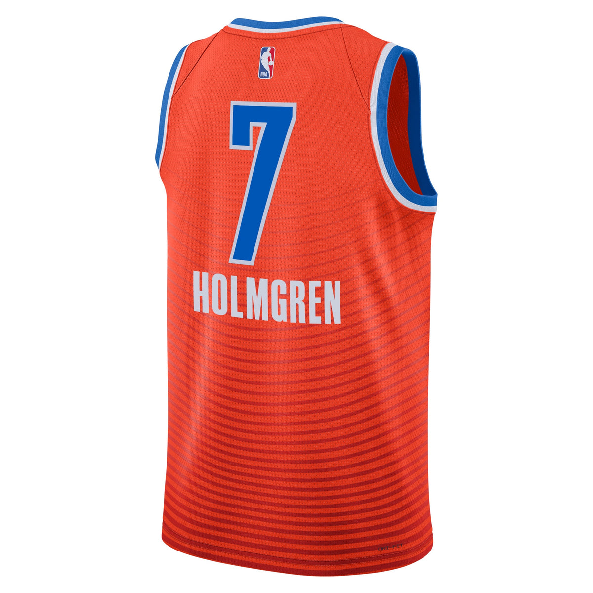 Unisex Chet Holmgren Oklahoma City Thunder Statement Edition Swingman NBA Basketball Jersey - Orange - view 3