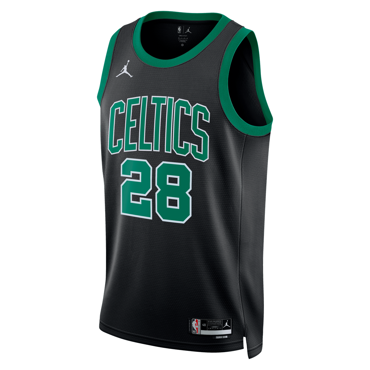 Unisex Hugo González Boston Celtics Statement Edition Swingman NBA Basketball Jersey - Black - view 3