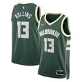 Unisex Ryan Rollins Milwaukee Bucks Icon Edition Swingman NBA Basketball Jersey - Hunter Green - view 1