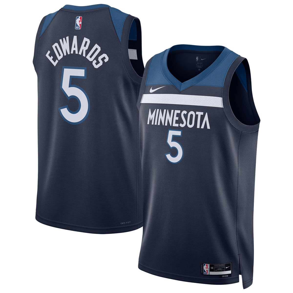 Unisex Minnesota Timberwolves Replica Icon Swingman NBA Basketball Jersey - view 2