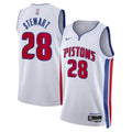 Unisex Isaiah Stewart Detroit Pistons Association Edition Swingman NBA Basketball Jersey - White - view 1