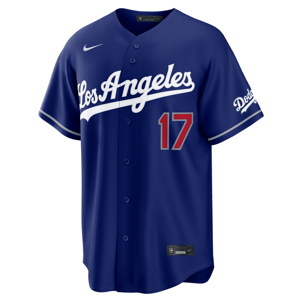 Men's Los Angeles Dodgers Shohei Ohtani White Home Stadium MLB Baseball Jersey - view 30