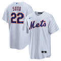 Men's New York Mets White Home Replica MLB Baseball Jersey - view 1