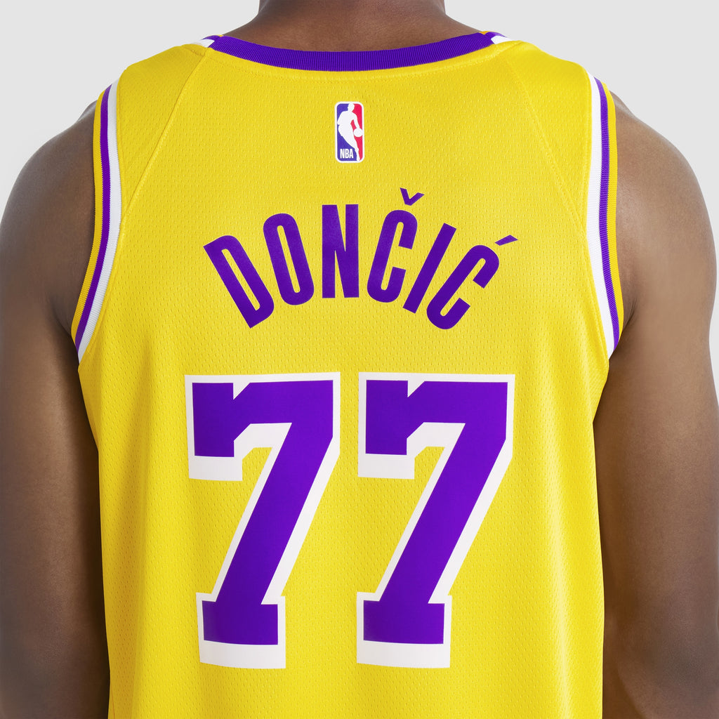 Unisex Los Angeles Lakers Icon Swingman NBA Basketball Jersey - Luka Doncic - view 10