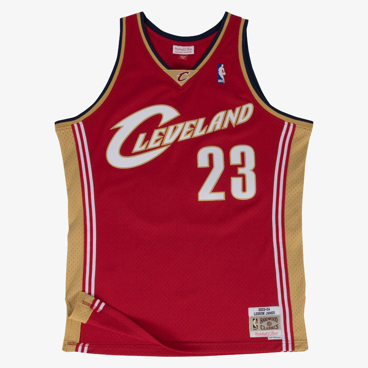 Men's Cleveland Cavaliers Swingman NBA Basketball Jersey Road Lebron James 2003-04 - view 1