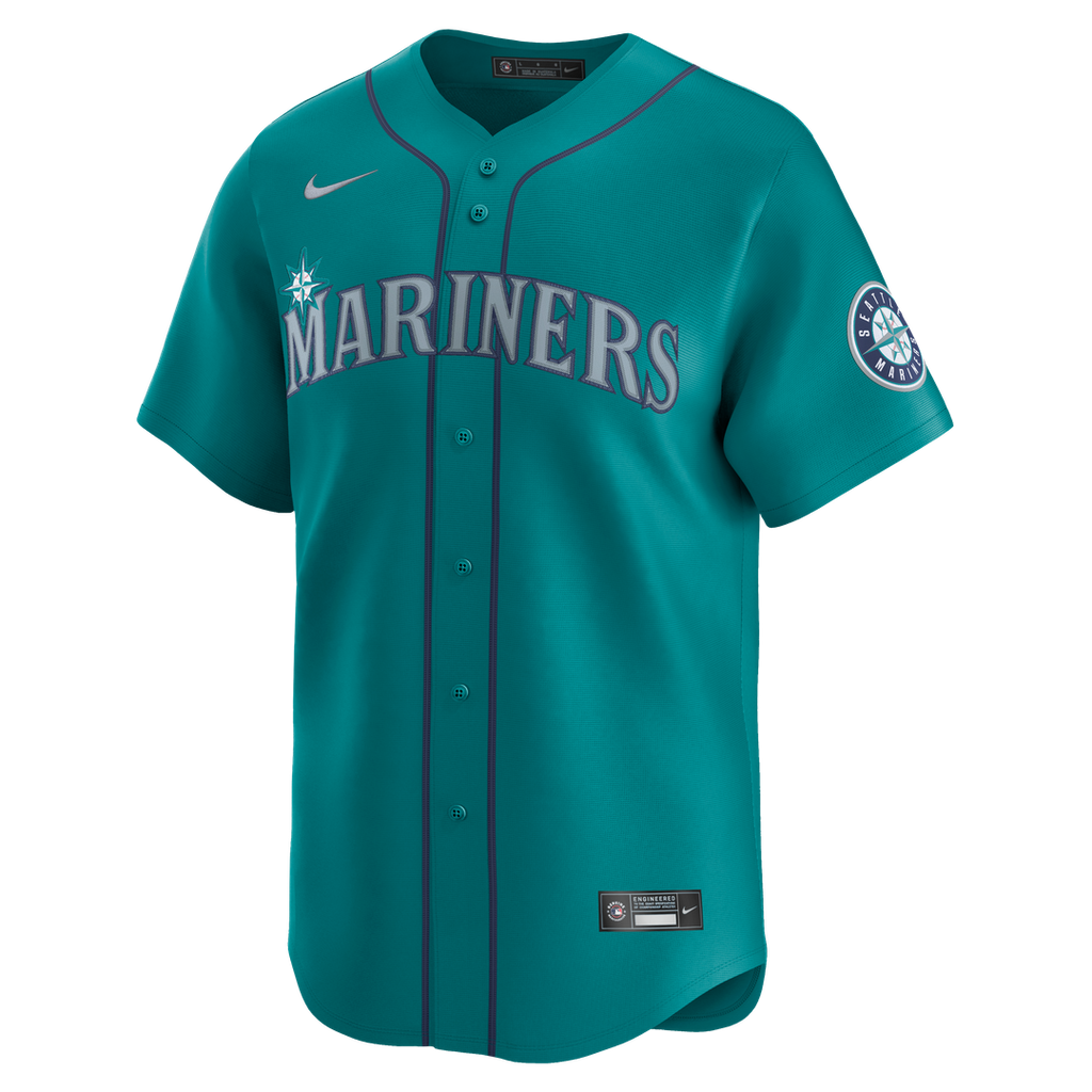 Men's Seattle Mariners Cal Raleigh Teal Alternate Limited MLB Baseball Jersey - view 7