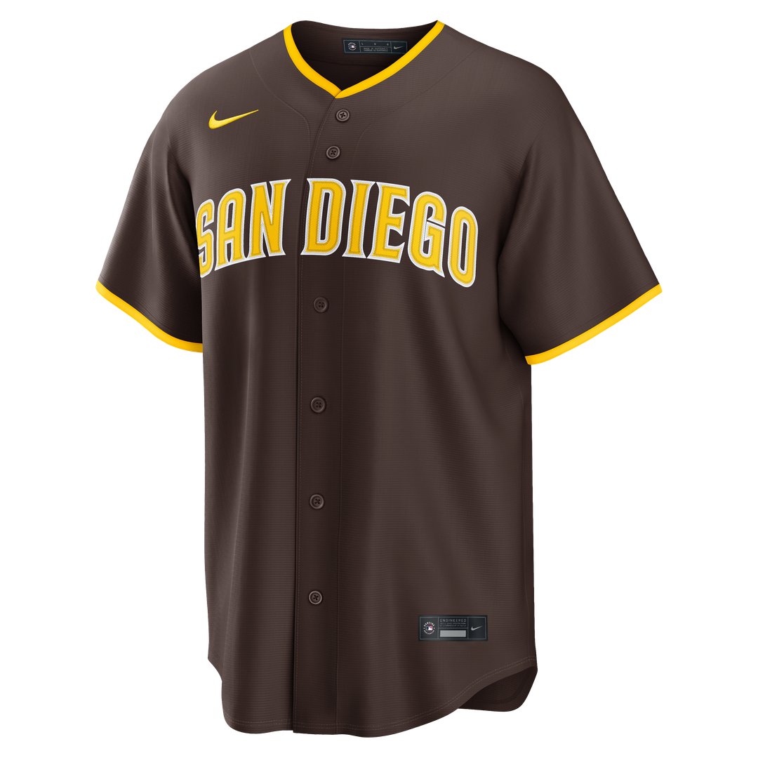 Men's San Diego Padres Jackson Merrill Sand Alternate Replica MLB Baseball Jersey - view 12