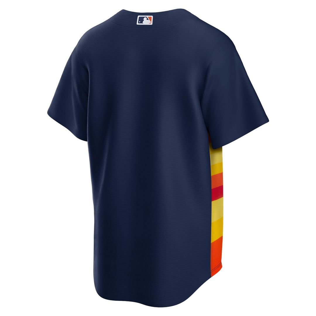 Men's Houston Astros White Home Replica MLB Baseball Jersey - view 12