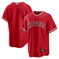 Men's Los Angeles Angels Red Alternate Replica MLB Baseball Jersey - view 4
