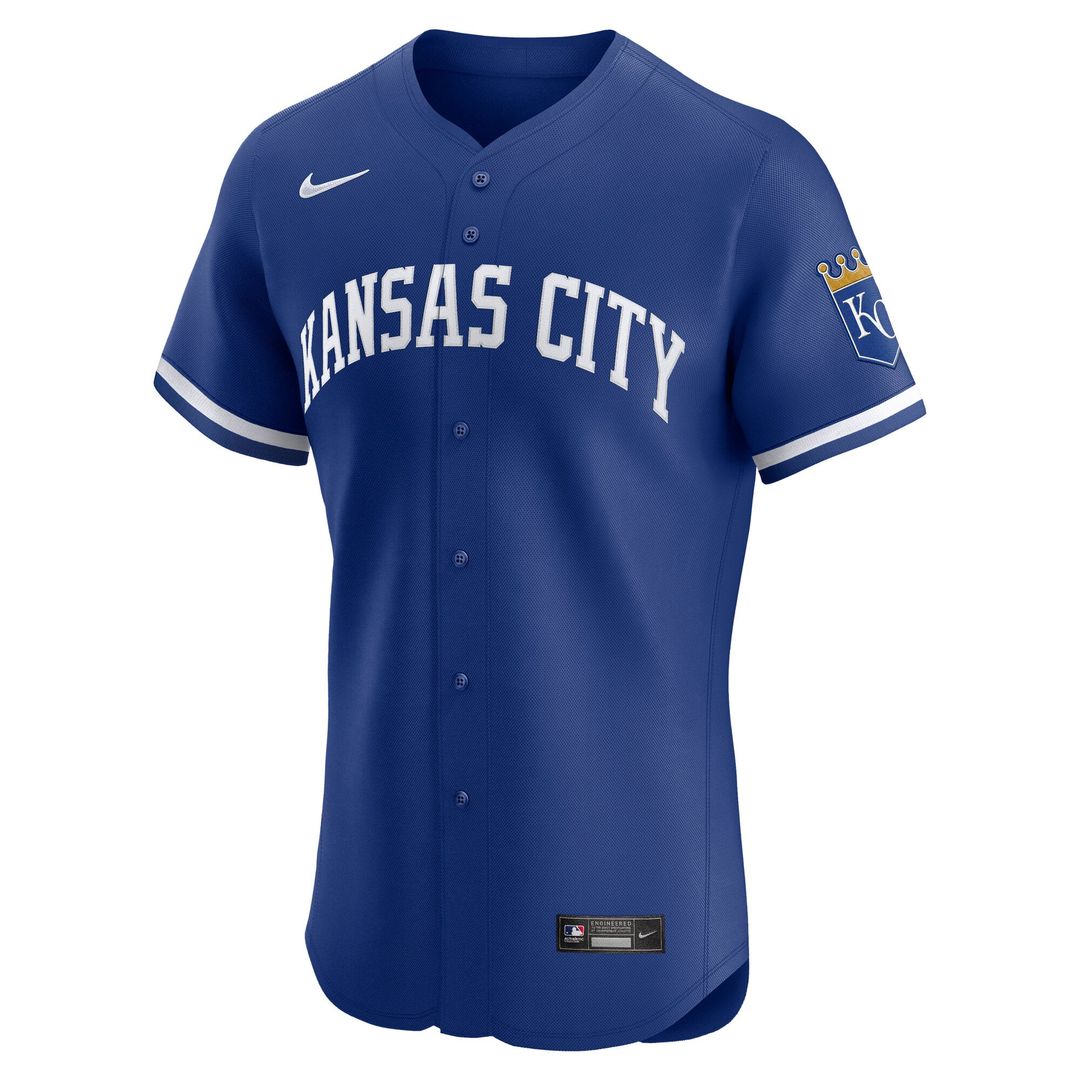 Men's Kansas City Royals Royal Alternate 2 Elite MLB Baseball Jersey - view 2