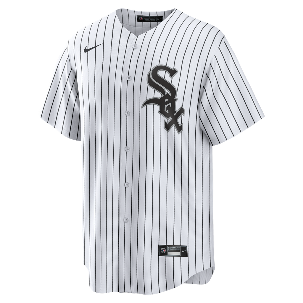 Men's Chicago White Sox Seranthony Domínguez White Home Replica MLB Baseball Jersey - view 2