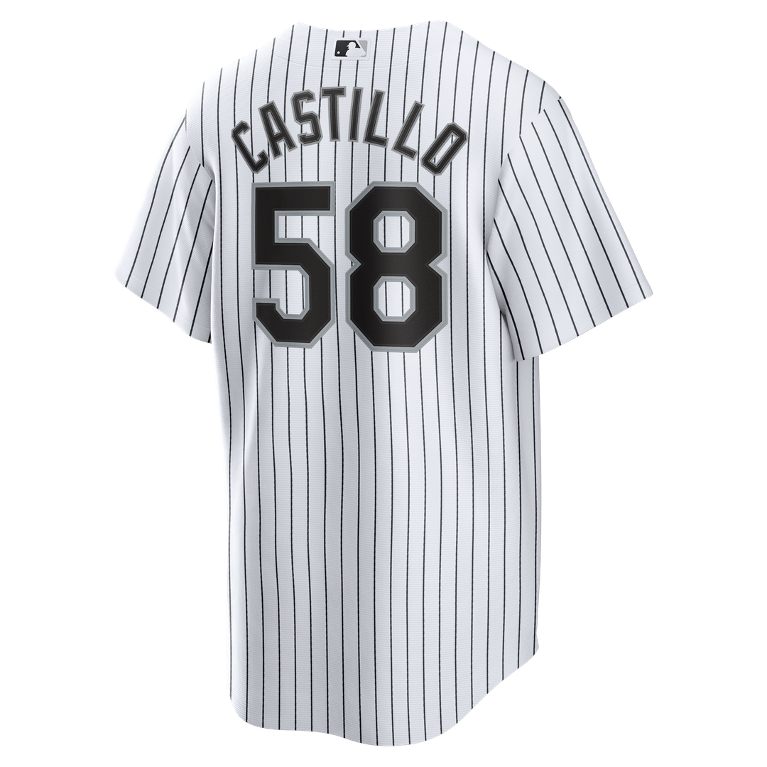 Men's Chicago White Sox Luis Castillo White Home Replica MLB Baseball Jersey - view 3