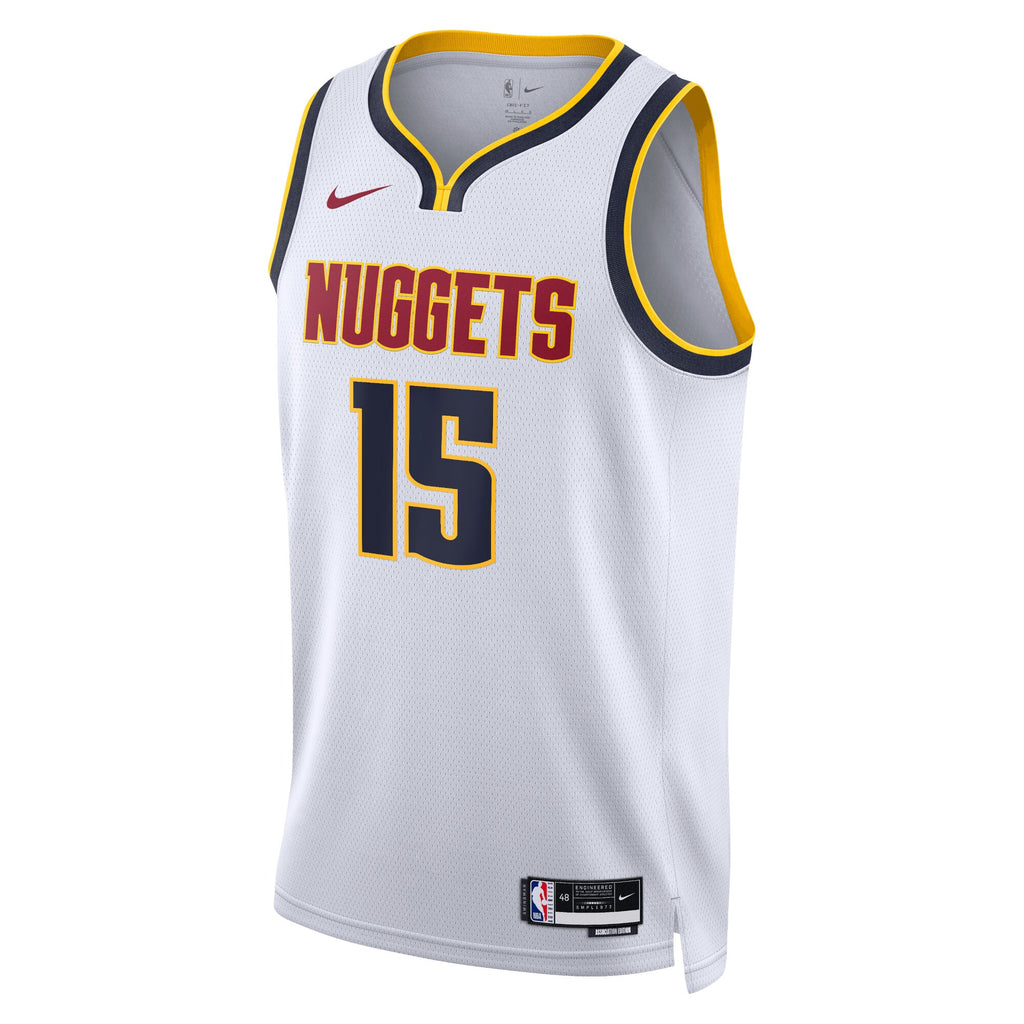 Unisex Nikola Jokić Denver Nuggets Association Edition Swingman NBA Basketball Jersey - White - view 2