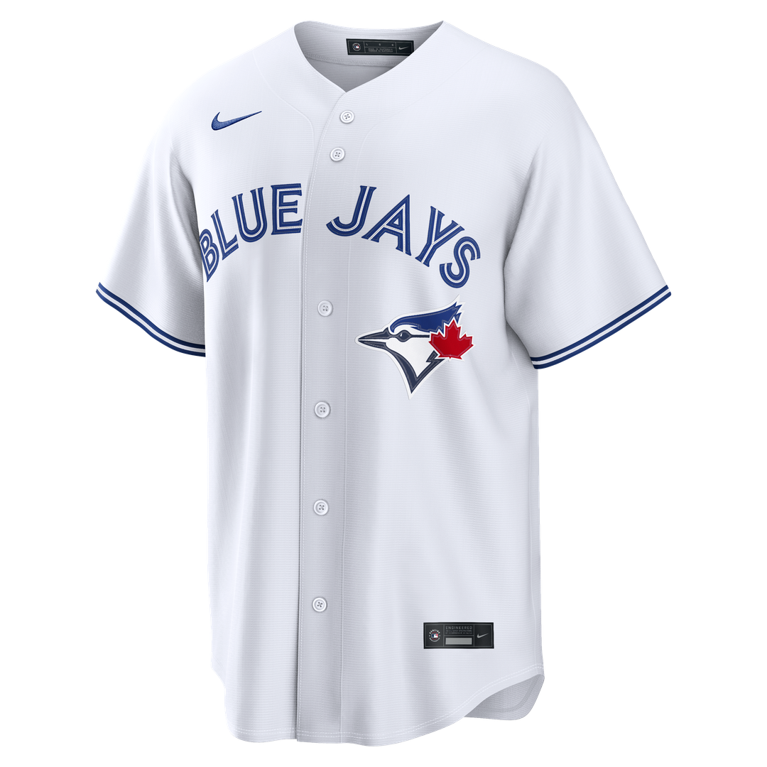 Men's Toronto Blue Jays Shane Bieber White Home Replica MLB Baseball Jersey - view 2