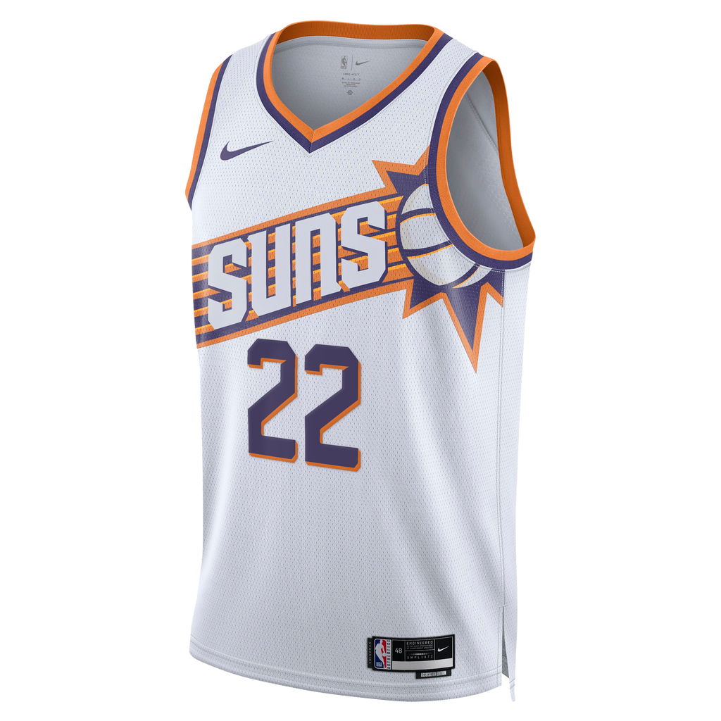 Unisex Miles Bridges Phoenix Suns Association Edition Swingman NBA Basketball Jersey - White - view 3