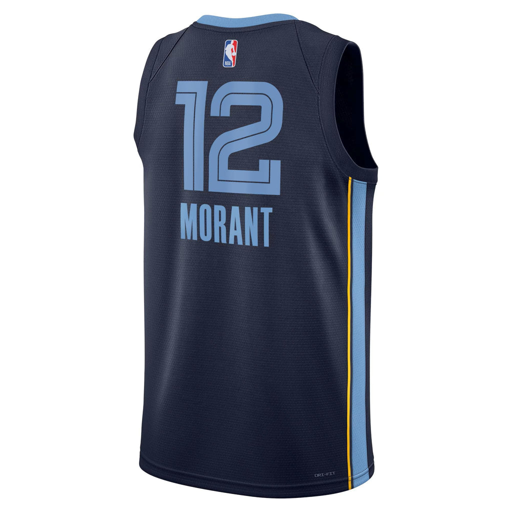 Unisex Memphis Grizzlies Icon Edition Swingman NBA Basketball Jersey - Ja Morant - view 4