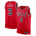 Unisex Josh Giddey Chicago Bulls Icon Edition Swingman NBA Basketball Jersey - Red - view 1