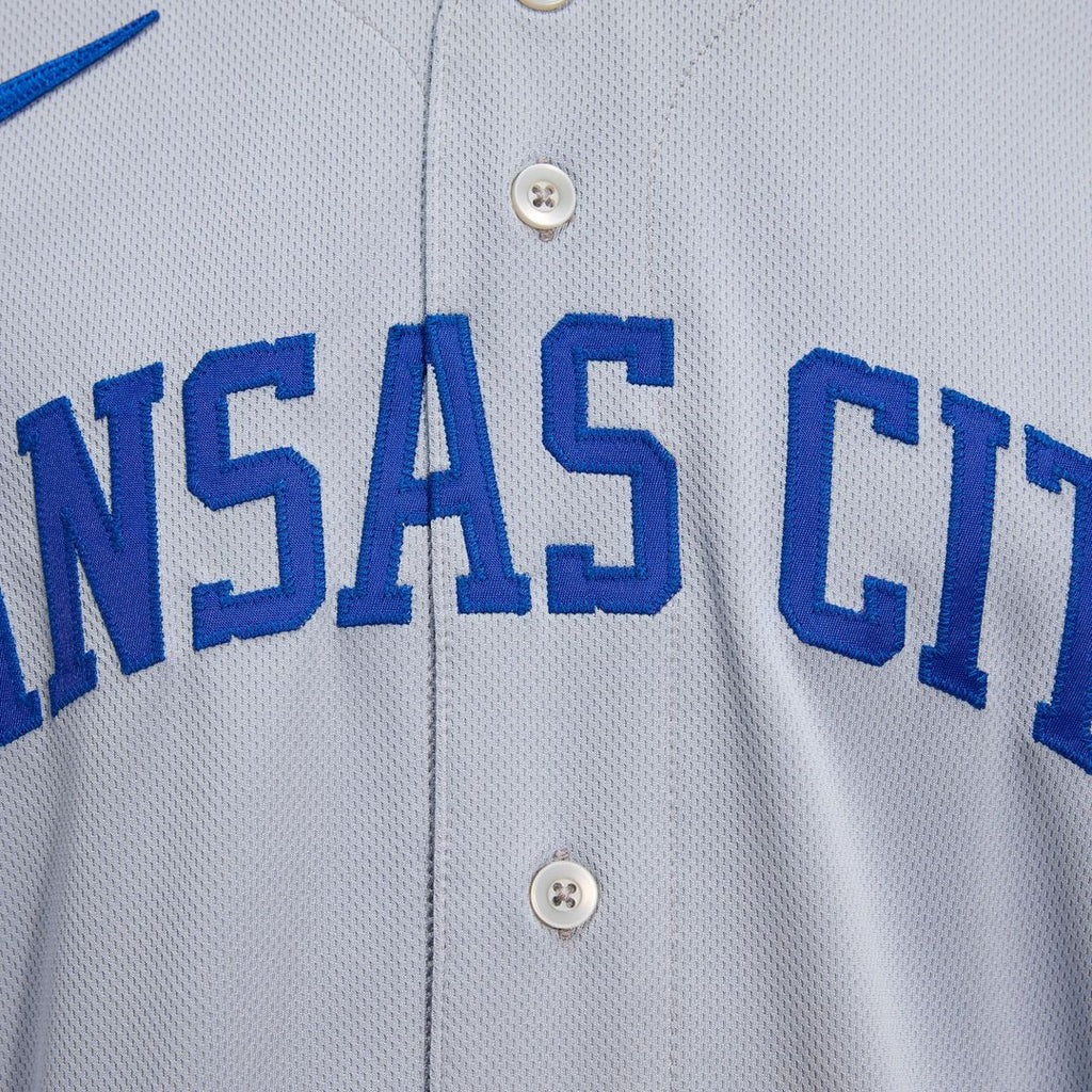 Men's Kansas City Royals Gray 2022 Road MLB Baseball Jersey - view 13